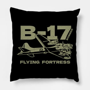 B-17 Bomber WW2 Plane Pillow