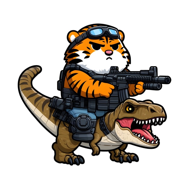 Tactical Tiger by Rawlifegraphic