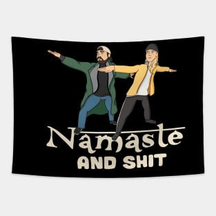 Namaste And Shit Tapestry