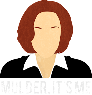 Mulder, It's Me : Minimalist X-Files Dana Scully Magnet