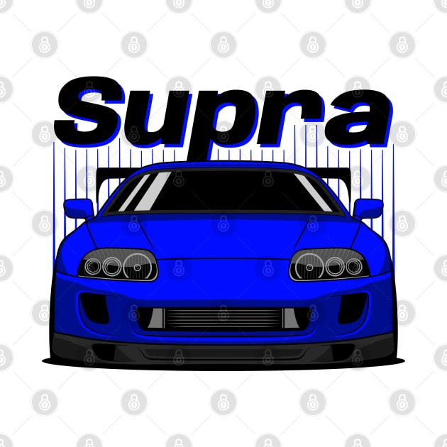 JDM Blue Supra by GoldenTuners