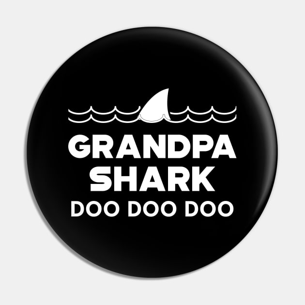 Grandpa Shark doo doo doo Pin by KC Happy Shop