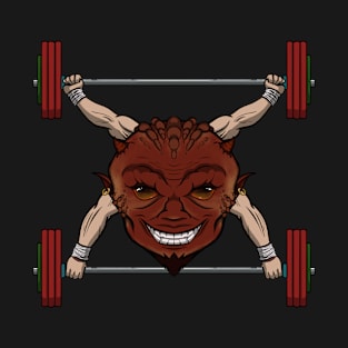 Weightllifting Devil (no caption) T-Shirt