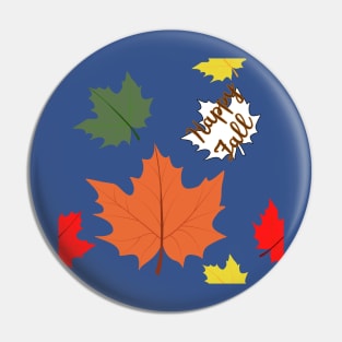 FALL SEASON AUTUMN DESIGN | FALL FOLIAGE RED ORANGE YELLOW GREEN PATTERN Pin