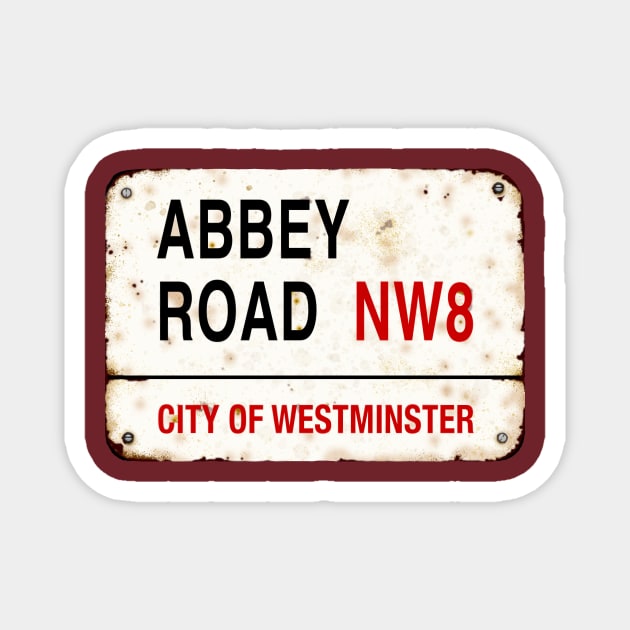 Abbey Road City Of Westminster Magnet by Vandalay Industries