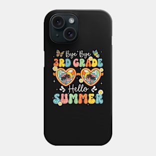 Goodbye 3Rd Grade Hello Summer Last Day Of School Boys Kids T-Shirt Phone Case