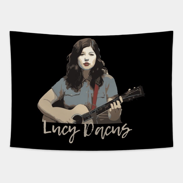 VINTAGE Lucy Dacus // INDIE FANS ART Tapestry by gerradliquid