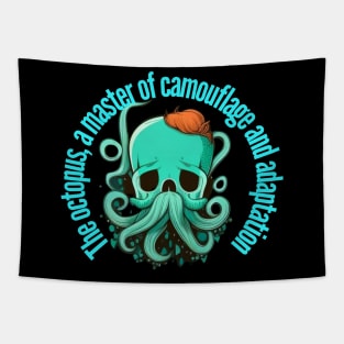 Octopus skull Tapestry