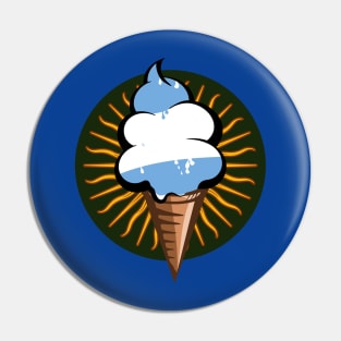 Argentina flag ice cream Pin