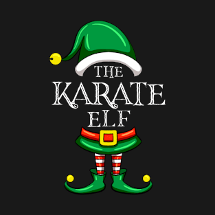 The Karate Elf Matching Family Christmas Pajama T-Shirt