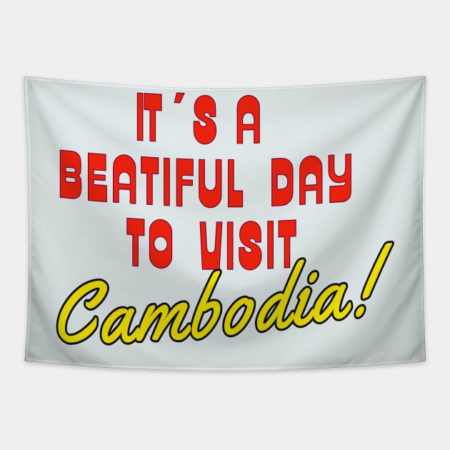 Cambodia.  Gift Ideas For The Travel Enthusiast.. Tapestry by Papilio Art