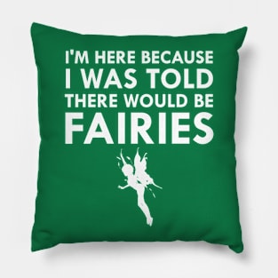 I Was Told There Would Be Fairies Magical Fairy Tale Pillow