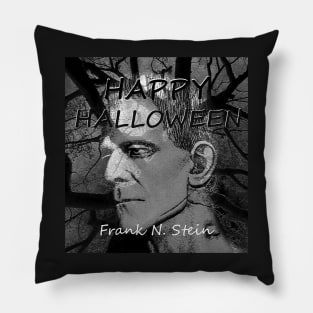 Frank N Stein custom Halloween card Pillow