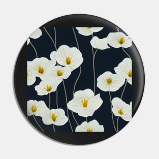 Beautiful Stylized White Flowers, for all those who love nature #193 Pin