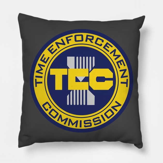 Time Enforcement Commission Pillow by trev4000