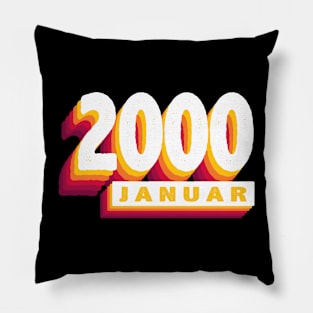 Januar 2000 0 24 Jahren Mann Frau Geburtstag Pillow