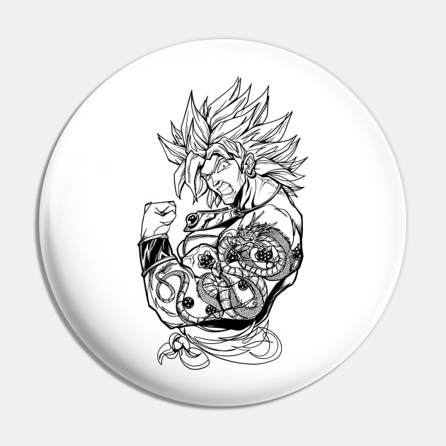 The Strongest Saiyan Pin by MattKetmo