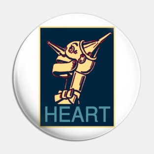 A Vote For Heart Pin