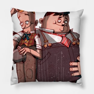 Laurel and Hardy Pillow