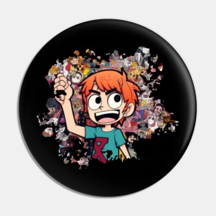 Scott Pilgrim Patern Pin