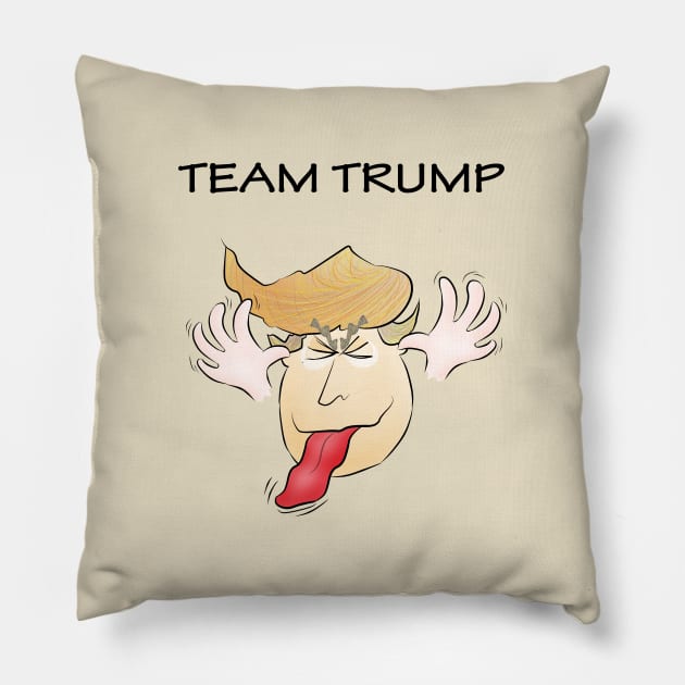 team trump Pillow by shackledlettuce