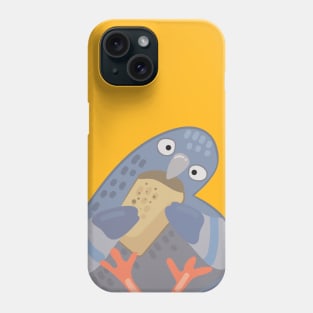 Dove with bread Phone Case