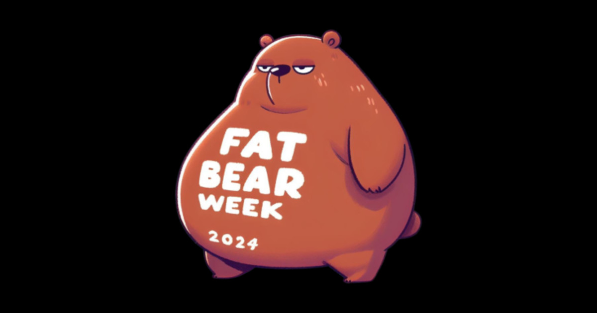 Fat Bear Week 2024 Fat Bear Week 2024 Sticker TeePublic