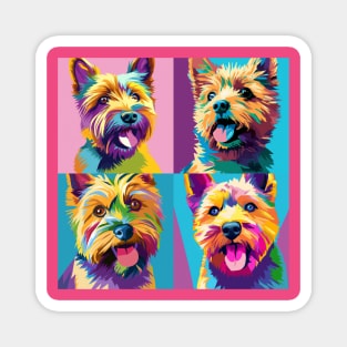 Norwich Terrier Pop Art - Dog Lover Gifts Magnet