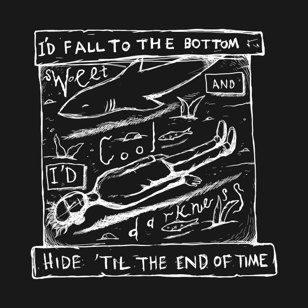 Swim and Sleep (Like a Shark) -  Illustrated lyrics - Inverted by bangart