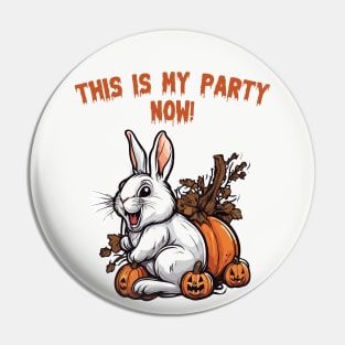 this is my party now. easter rabbit takeover Pin