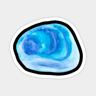 watercolor stain Magnet