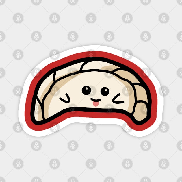 Cheeky Empanada Kawaii Dumplings Magnet by Chigurena