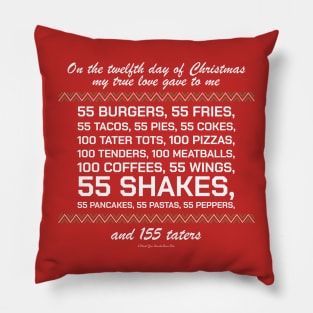 I Think You Should Love This 12 Days of Christmas Pillow