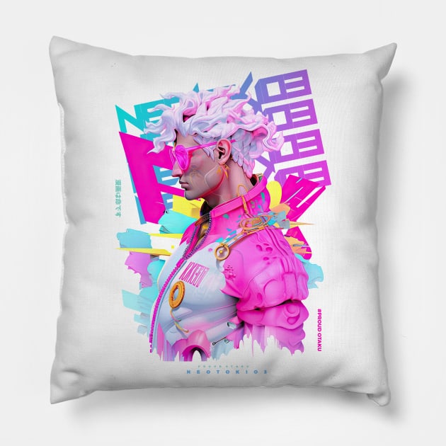 K-POP IDOLMASTER JACKSON | BTS Stray Kids Korean Idol Popstar Hyperpop | PROUD OTAKU Pillow by PROUD OTAKU