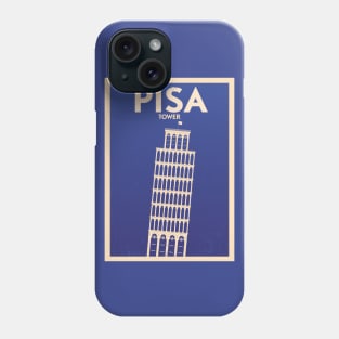 Pisa Poster Design Phone Case