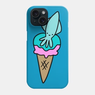 Icecream Cone Squid Phone Case