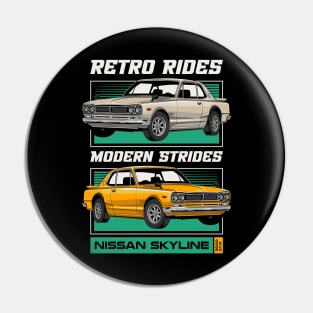 Iconic Skyline 2000 GTR Car Pin