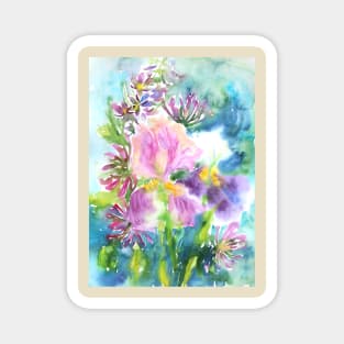 Joyful Watercolor Painting Magnet