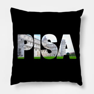 PISA - Italy Leaning tower of Pisa Pillow