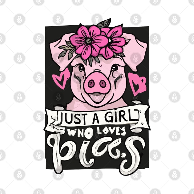 just a girl who loves Pigs by CosmicCat