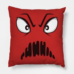 Creepy melting face Pillow