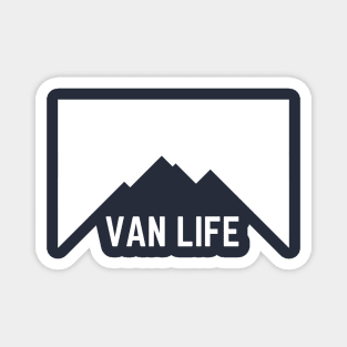 Van Life Mountains Magnet