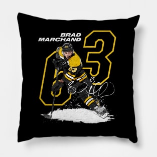 brad marchand offset Pillow