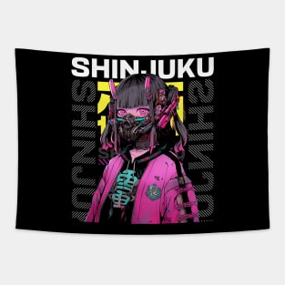 Shinjuku Girl Tapestry