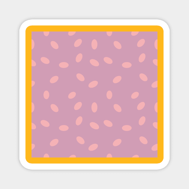 Pink spots Magnet by Evgeniya