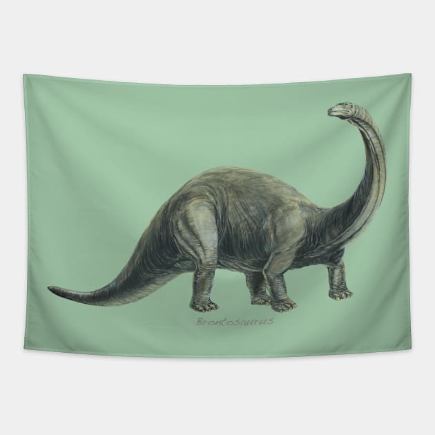 Brontosaurus Tapestry by davidroland