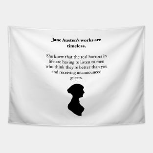 Jane Austen Quote Tapestry