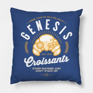 'Genesis Croissants' illustration Pillow