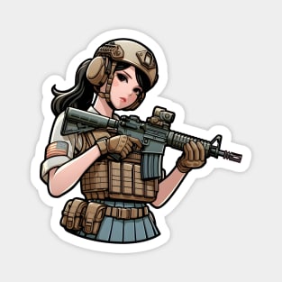 Tactical Girls' Frontline Magnet