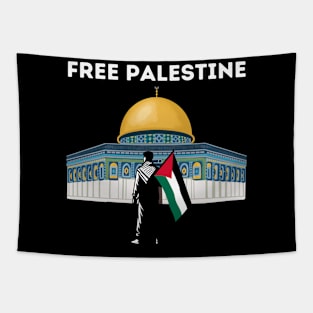 Free Palestine Tapestry